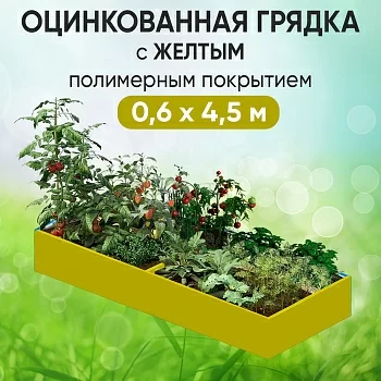 Грядка желтая (0,6 х 4,5)
